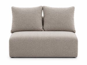 Miniaturka 4 - Moduł dwuosobowy bez boków Brunelio 118 cm, widok z przodu, na białym tle