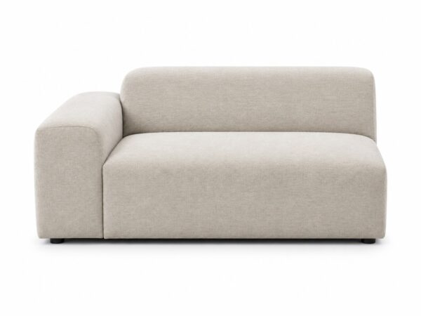 Moduł dwuosobowy z bokiem Astrevia 148 cm, widok z przodu, na białym tle