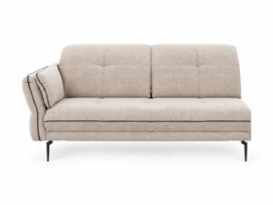 Miniaturka 5 - Moduł dwuosobowy z bokiem na nóżkach Terlavio 164 cm, widok z przodu, na białym tle