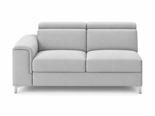 Moduł dwuosobowy z bokiem Nobravio 148 cm, widok z przodu, na białym tle