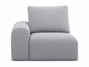Miniaturka 3 - Moduł jednoosobowy z bokiem Lenvario 106 cm, widok z przodu, na białym tle