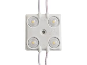 Miniaturka 3 - Biały moduł LED 12 V 1,5 W z czterema diodami na białym tle