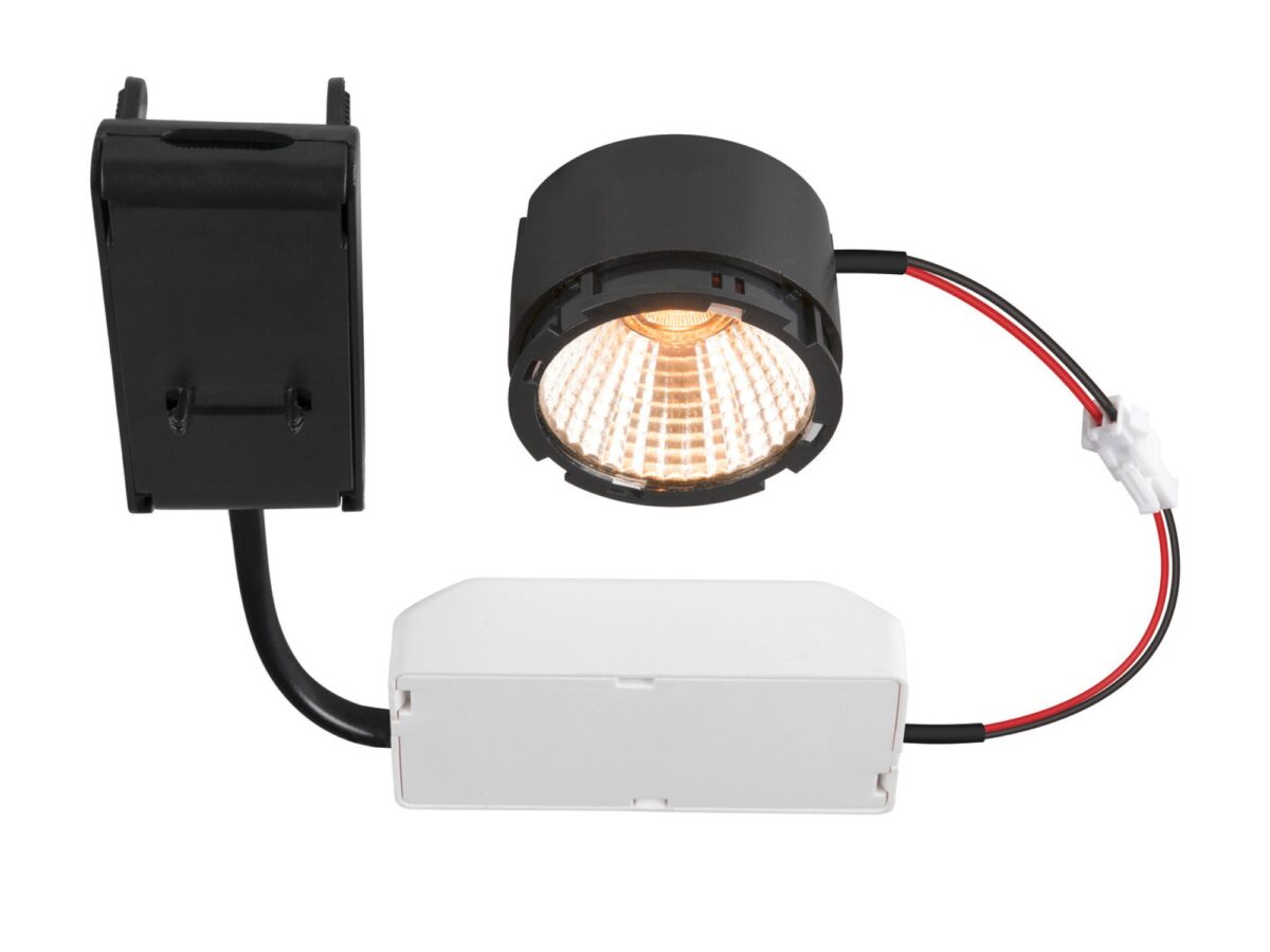 Moduł LED New Tria 8,3 W 38° Ø5 cm czarny
