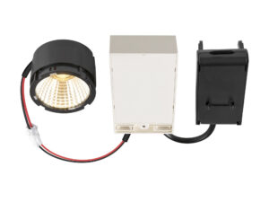 Miniaturka 4 - Czarny moduł LED New Tria Universal 38° z zasilaczem i przyłączem