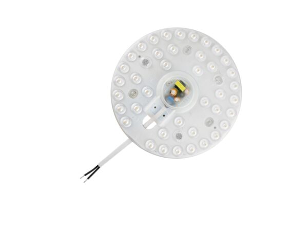 Moduł LED okrągły 36 W 21 cm, ciepła barwa 3000 K – widok na białym tle