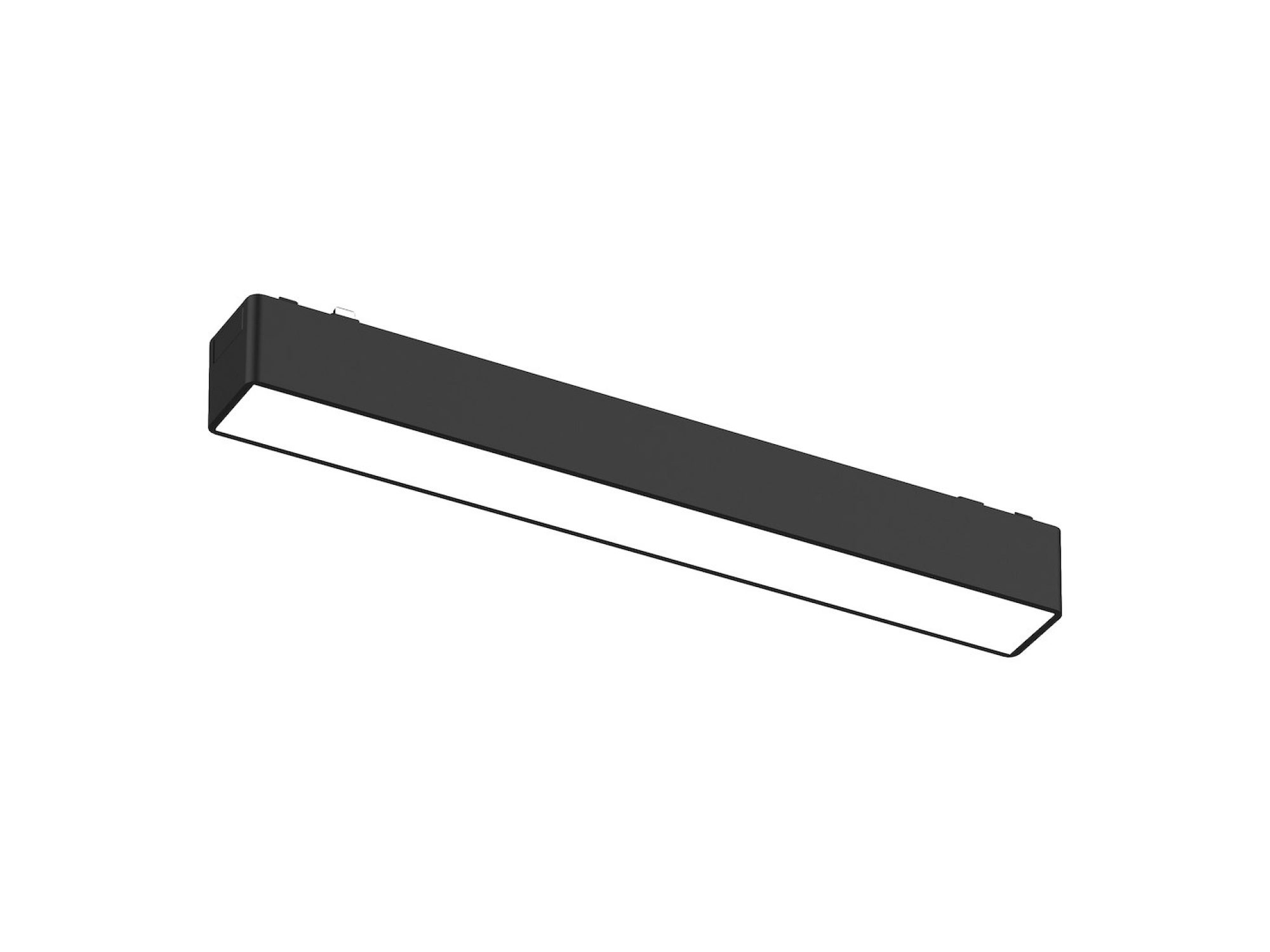 Czarny moduł liniowy LED 10 W na szynę magnetyczną SLIM