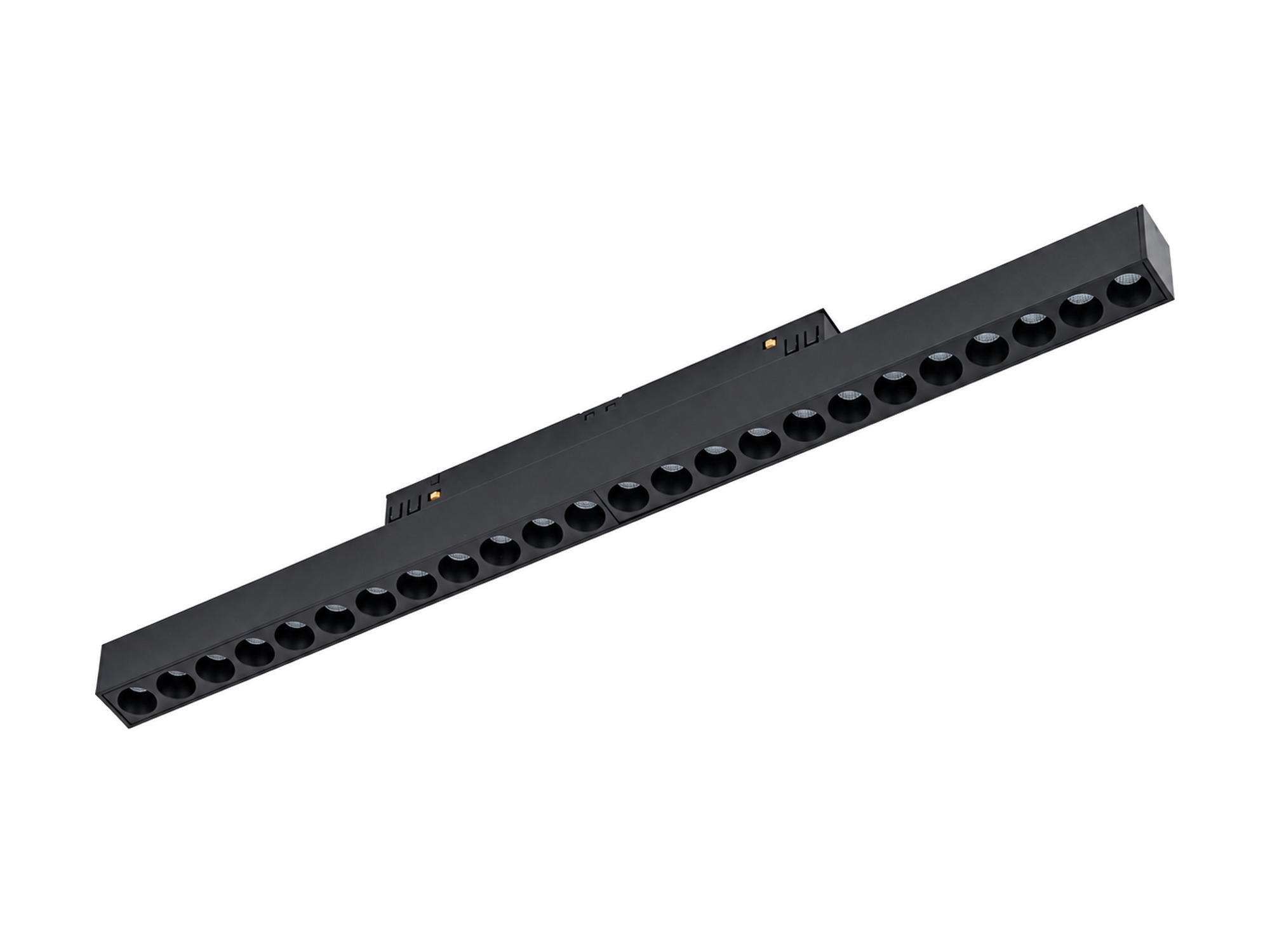 Czarny moduł Magnetic Easy Points 24 W na białym tle