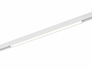 Miniaturka 5 - Biały moduł magnetyczny Magnetic Easy Line LED 25 W w białej szynie, na białym tle