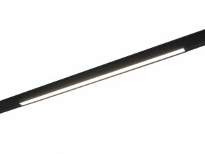 Miniaturka 4 - Czarny moduł magnetyczny Magnetic Easy Line LED 25 W w szynie, na białym tle