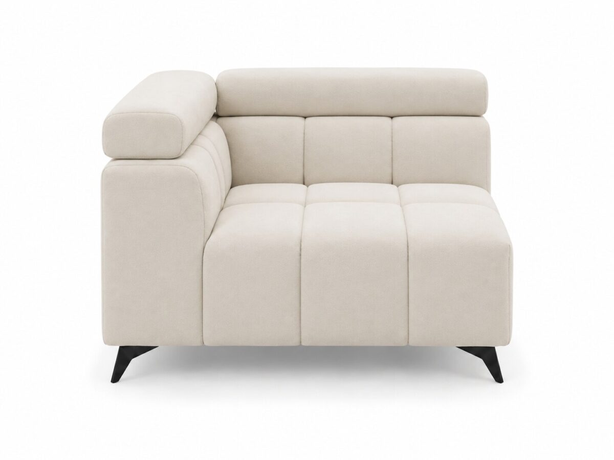 Moduł narożny z regulowanymi zagłówkami Virvento 102 cm