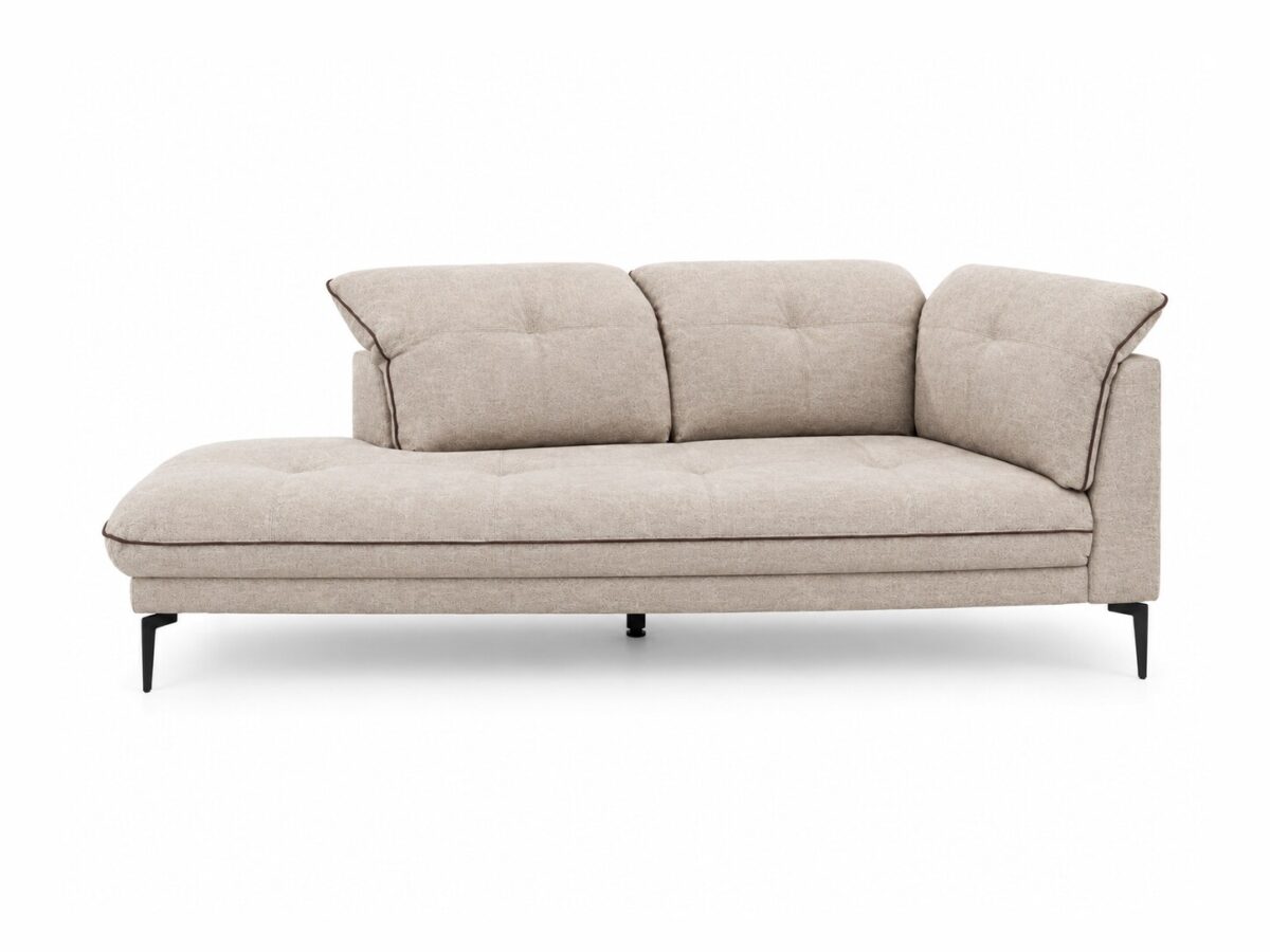 Moduł otomana bez boku na nóżkach Terlavio 114 cm