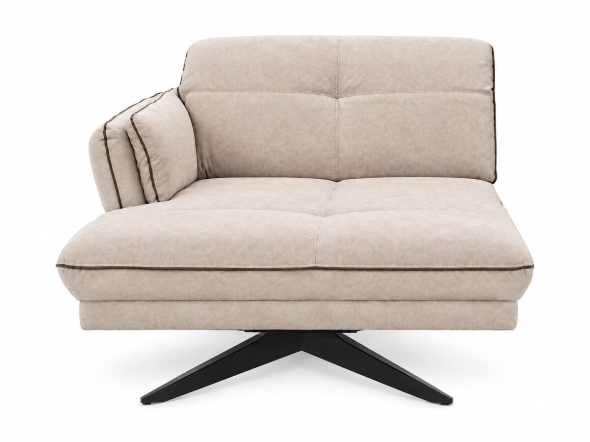 Moduł otomana XL z bokiem na płozach Terlavio 125 cm