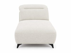 Miniaturka 4 - Moduł otomana z pojemnikiem bez boku Nelvaro 110 cm, widok z przodu, na białym tle