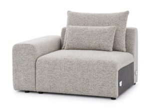 Miniaturka 4 - Moduł półtoraosobowy z bokiem Ildaro 123 cm na białym tle