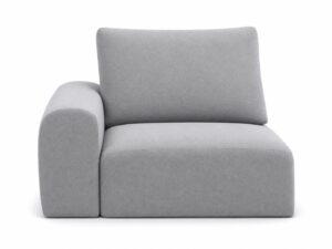 Miniaturka 3 - Moduł półtoraosobowy z bokiem Lenvario 123 cm, widok z przodu, na białym tle