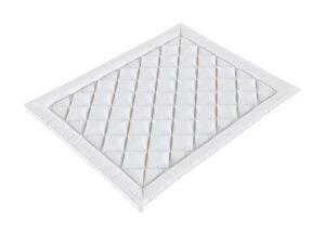 Miniaturka 5 - Pikowana nakładka na materac 80x200 cm z gumkami w narożnikach, na białym tle