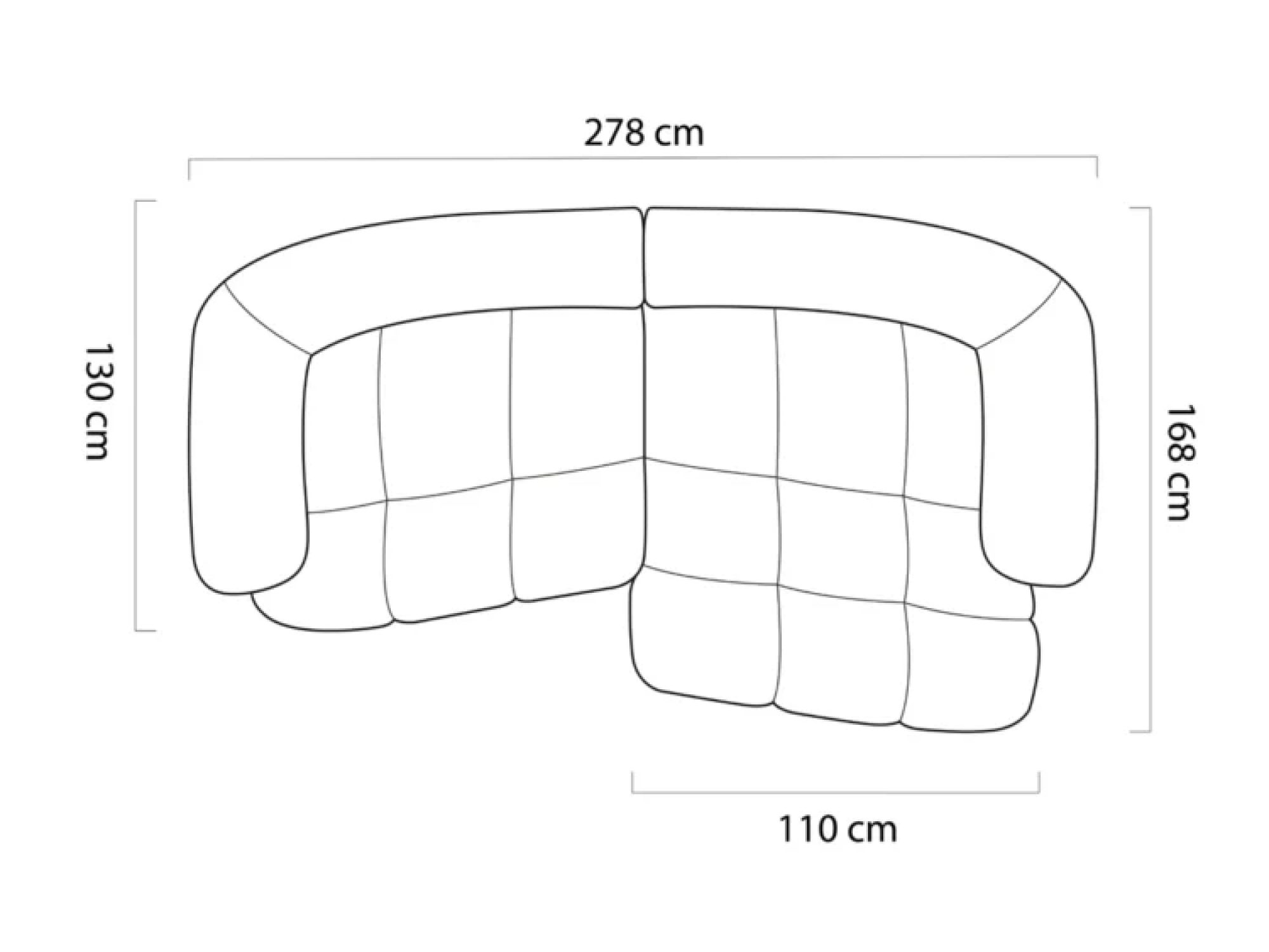Narożnik Bessaro 278 cm ujęcie 6