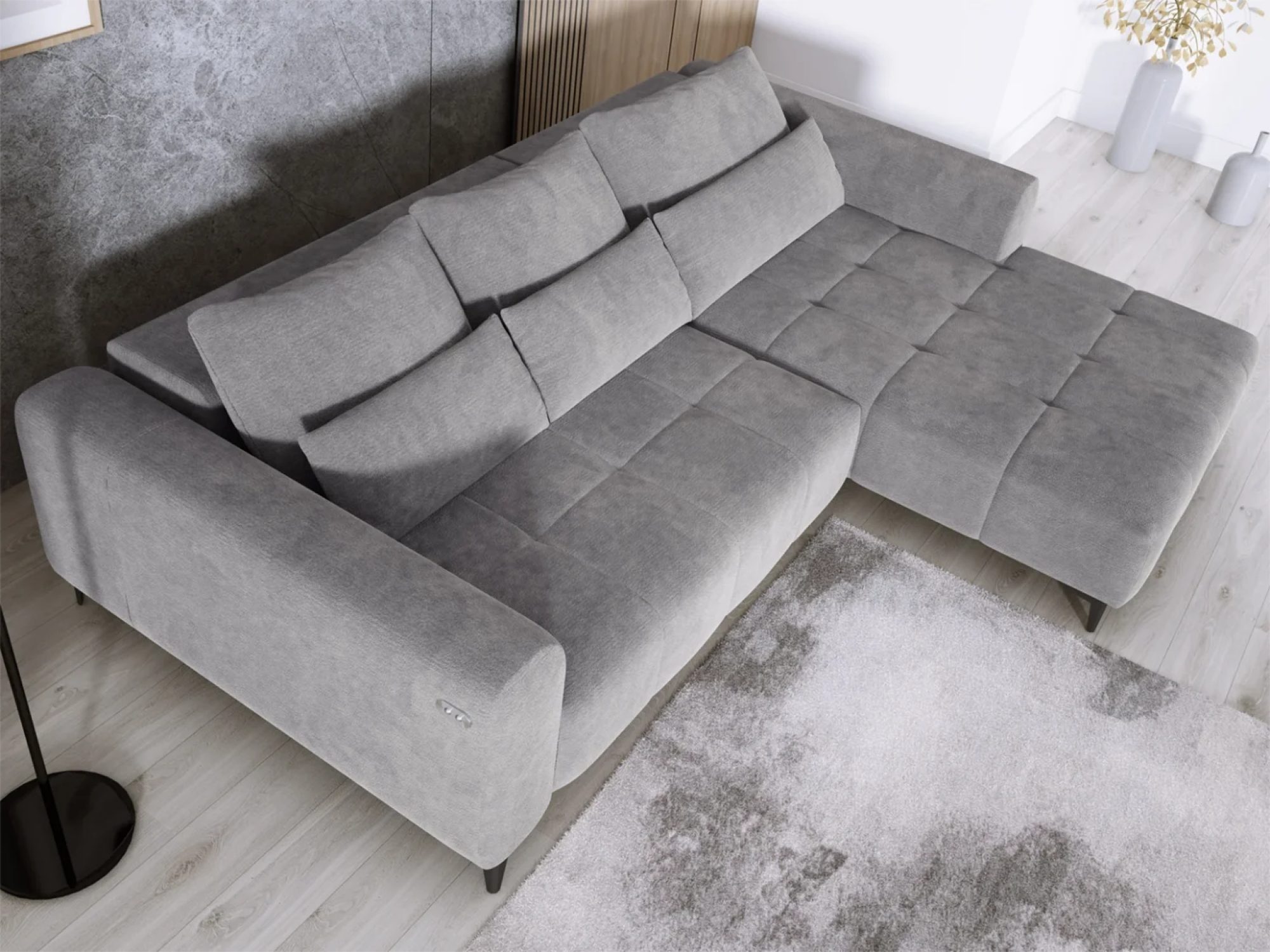 Narożnik Dievero 279 cm detal bryły