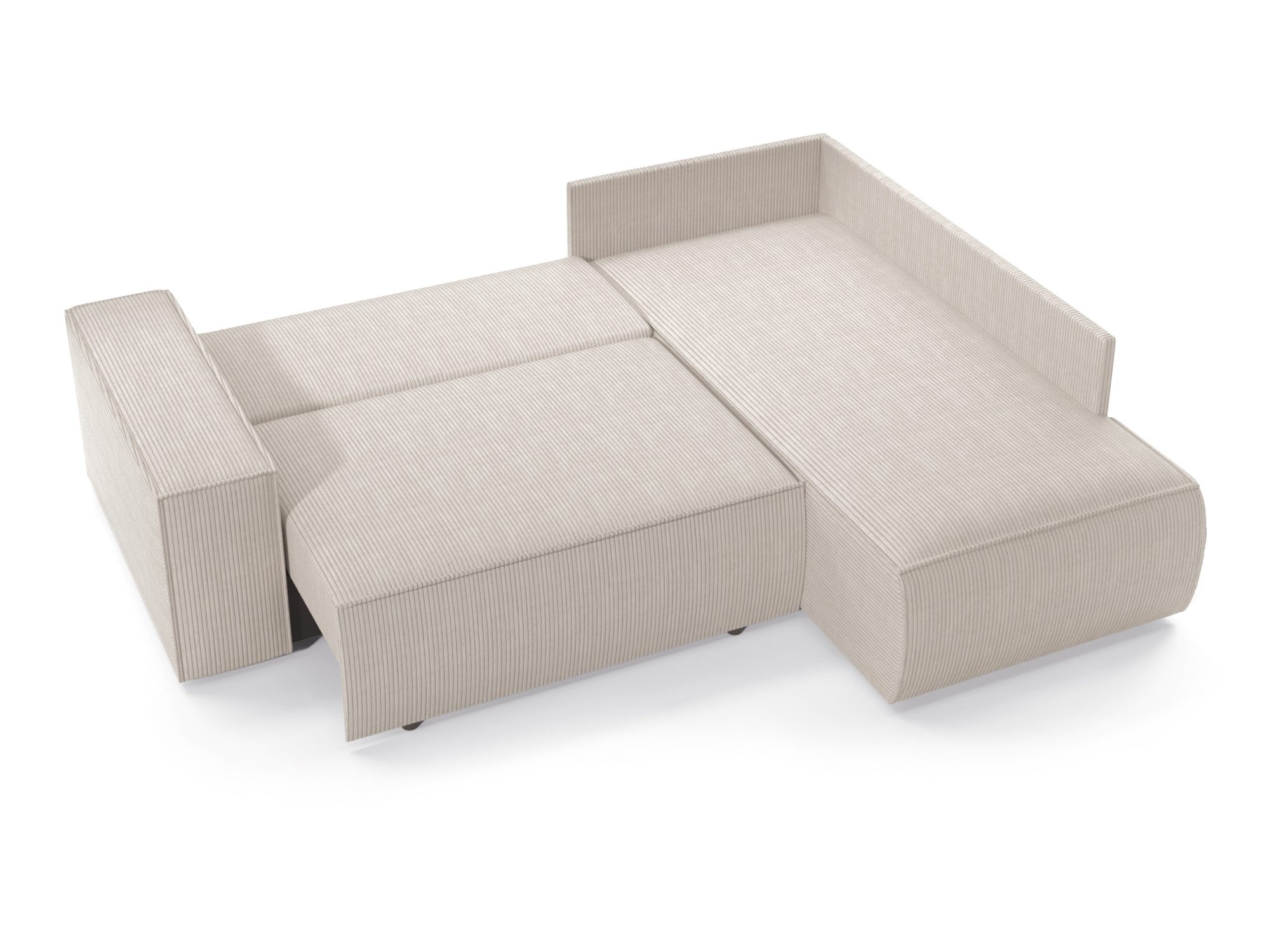 Narożnik Fiorano L z rozłożoną funkcją spania SMART