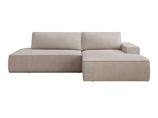 Narożnik Fiorano O 275 cm w jasnej tapicerce – front