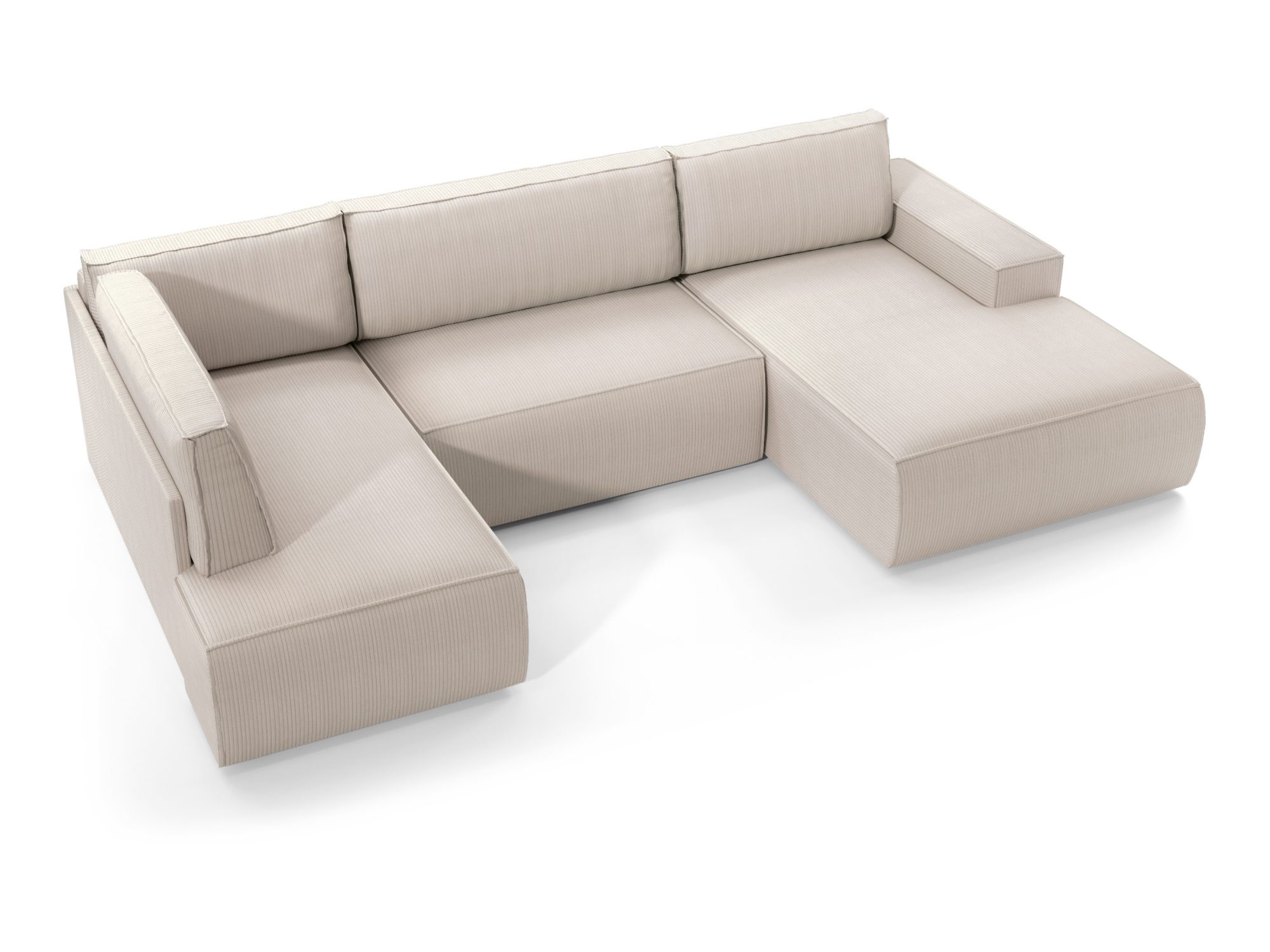 Narożnik Fiorano U 329 cm – plan układu z góry