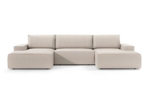 Miniaturka 6 - Narożnik Fiorano U 358 cm w jasnej tapicerce – front