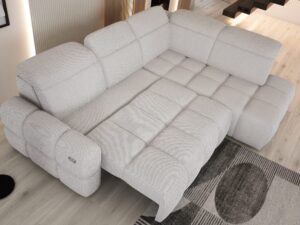 Miniaturka 4 - Narożnik z funkcją spania i wysuwem Matvero 270 cm – zdjęcie 5