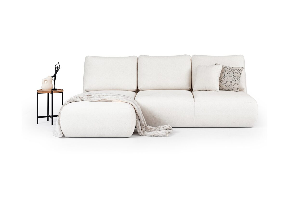 Narożnik modułowy bez podłokietników Lenvario 238 cm