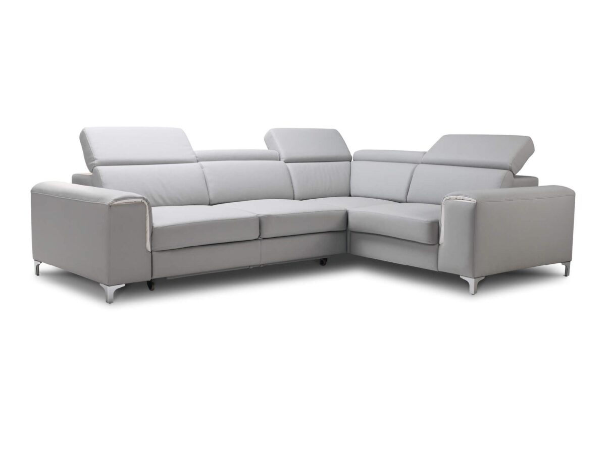 Narożnik z funkcją spania i pojemnikiem Nobravio 280 × 207 cm