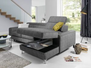 Miniaturka 1 - Narożnik z otomaną i funkcją spania Nobravio 280 cm – zdjęcie 2