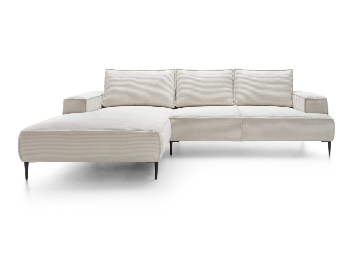 Narożnik tapicerowany Olmeto M 275 × 173 cm w tkaninie do wyboru