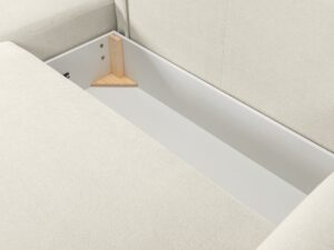 Miniaturka 6 - Narożnik Sandrino – zbliżenie wnętrza pojemnika pod siedziskiem