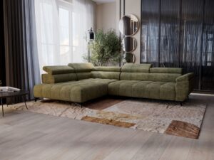 Miniaturka 5 - Narożnik Selvino jako centrum wypoczynku w aranżacji przestronnego salonu