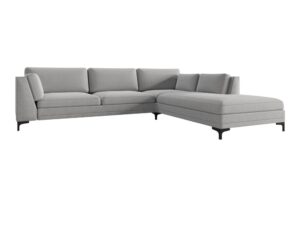 Miniaturka 2 - Narożnik tapicerowany Sicelaro 240x190 cm na czarnych nogach – zdjęcie 3