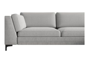 Miniaturka 4 - Narożnik tapicerowany Sicelaro 240x190 cm na czarnych nogach – zdjęcie 5