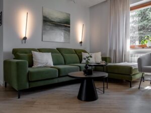 Miniaturka 5 - Narożnik tapicerowany z regulowanymi zagłówkami Venezaro 290 cm w aranżacji wnętrza 3