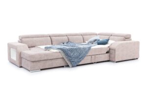 Miniaturka 3 - Narożnik Rivalio z rozłożoną funkcją spania