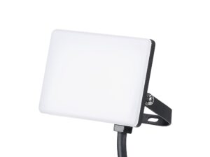 Miniaturka 5 - Naświetlacz LED 10 W czarny z regulowanym uchwytem widok z przodu