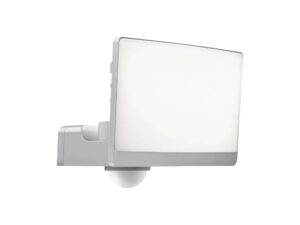 Miniaturka 1 - Biały naświetlacz LED 30 W z czujnikiem ruchu na białym tle
