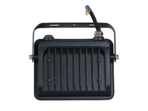Miniaturka 1 - Naświetlacz LED 30 W w czarnej obudowie, widok boczny