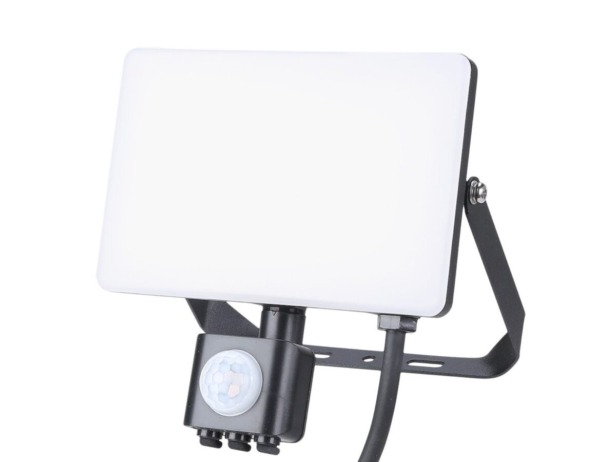 Naświetlacz LED 30 W z czujnikiem PIR 3000 lm 5000 K