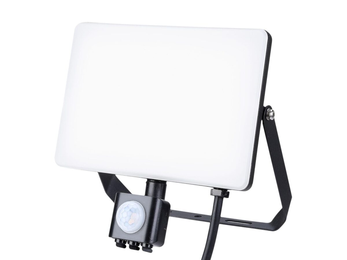Naświetlacz LED 50 W z czujnikiem PIR 5000 lm 5000 K