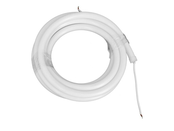 Neon LED cyfrowy 360 stopni 12 V IP65, szpula 5 m na białym tle