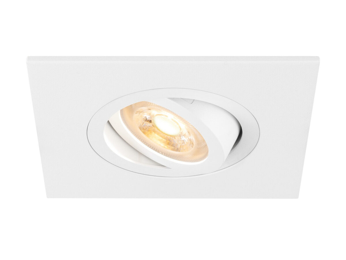 Oprawa wpuszczana New Tria 75 XL kwadratowa GU10 11 cm