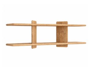 Miniaturka 6 - Niski regał wiszący Valdaro 140x39 cm w kolorze naturalnego dębu – zdjęcie produktu na białym tle