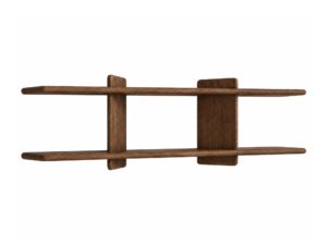 Miniaturka 1 - Niski regał wiszący Valdaro 140x39 cm w kolorze tabacco – zdjęcie produktu na białym tle