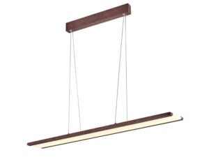 Miniaturka 3 - Lampa wisząca Noreseta brązowa LED 4000 K – ujęcie produktowe