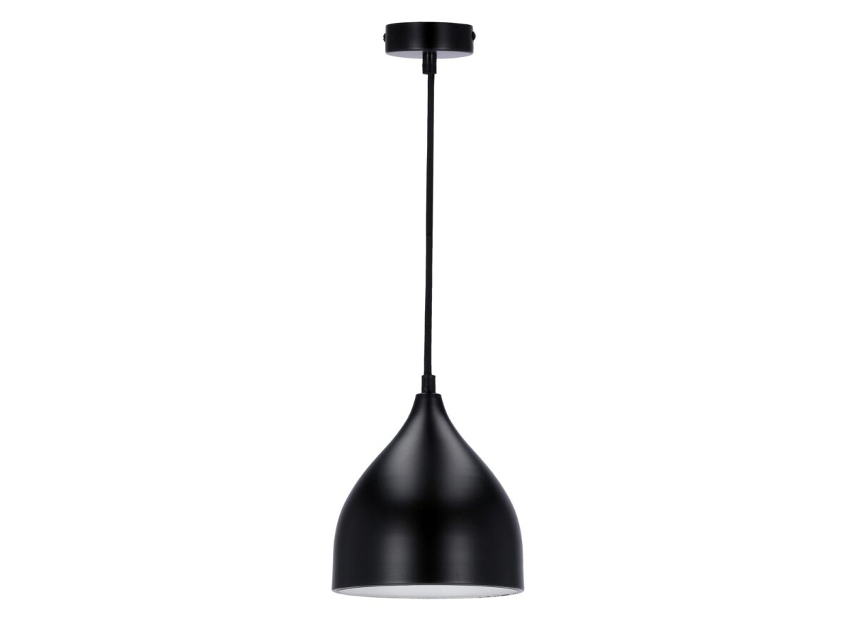 Lampa wisząca Noreta metalowa – czarna lub biała