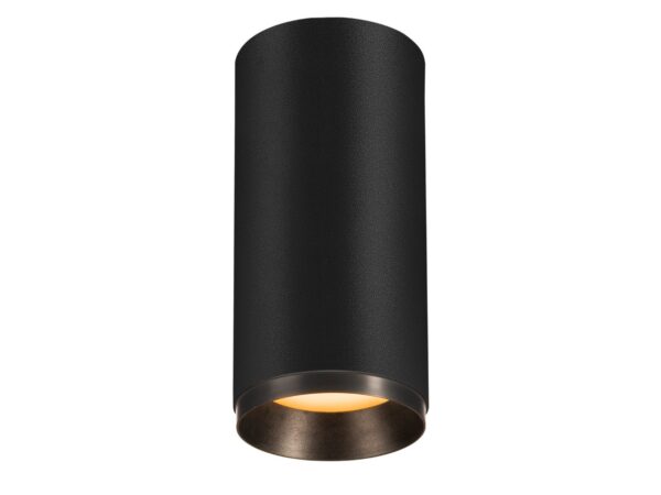 Lampa sufitowa Numinos M CL czarna 2700 K – packshot