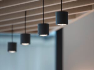 Miniaturka 7 - Lampa wisząca Oculus PD w czarnej wersji w aranżacji